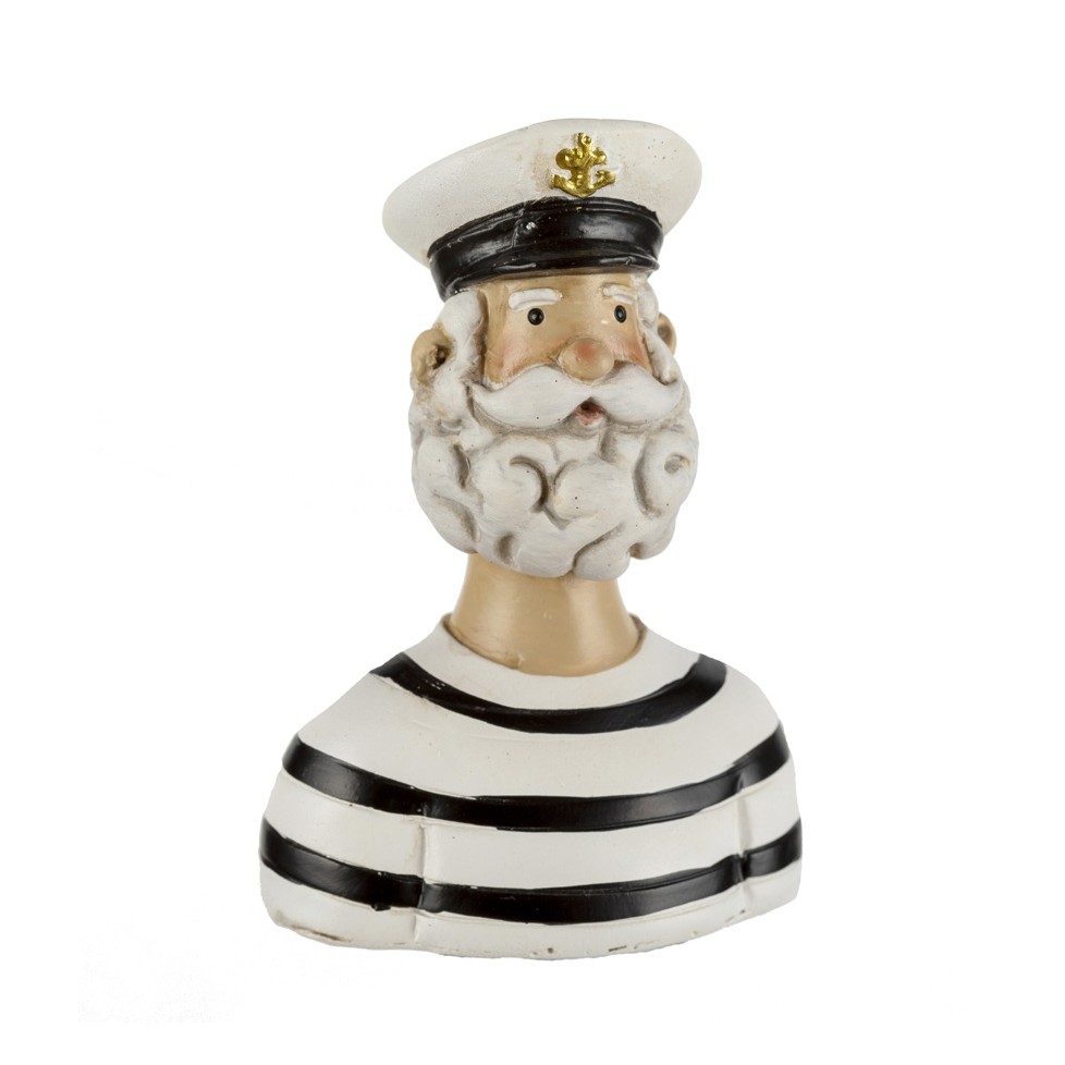 FIGURINE MINIATURE BUSTE STATUE DE CAPITAINE MARIN