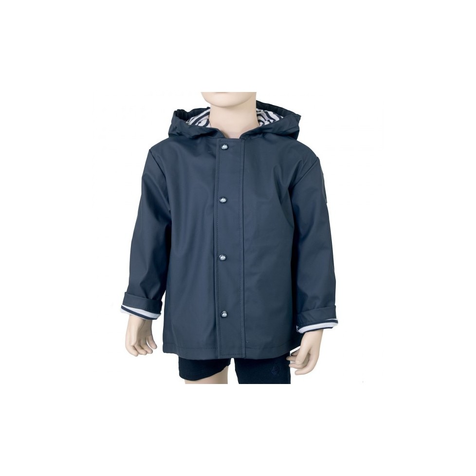 NAVY BLUE NAUTICAL RAINCOAT 