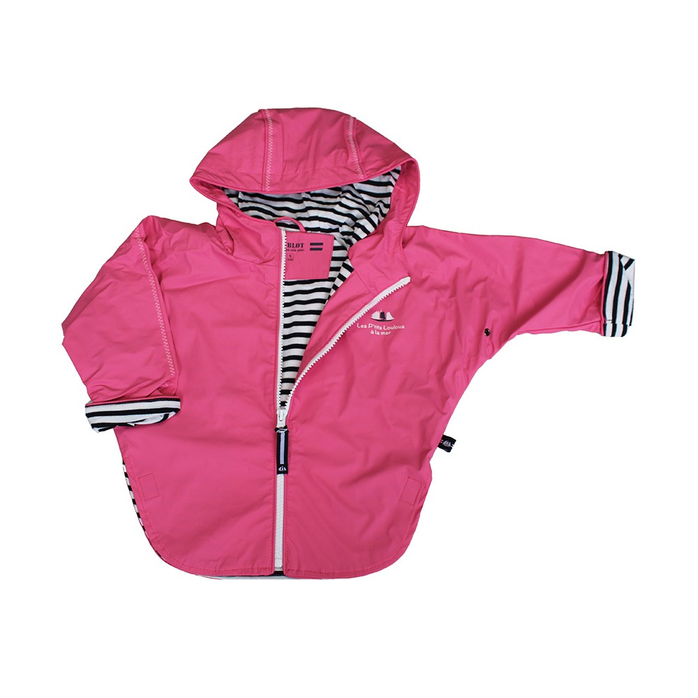 Capa Impermeable Polar Rosa Bebe Idefix