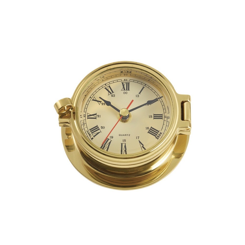 NAUTICAL BRASS PORTHOLE COMPASS