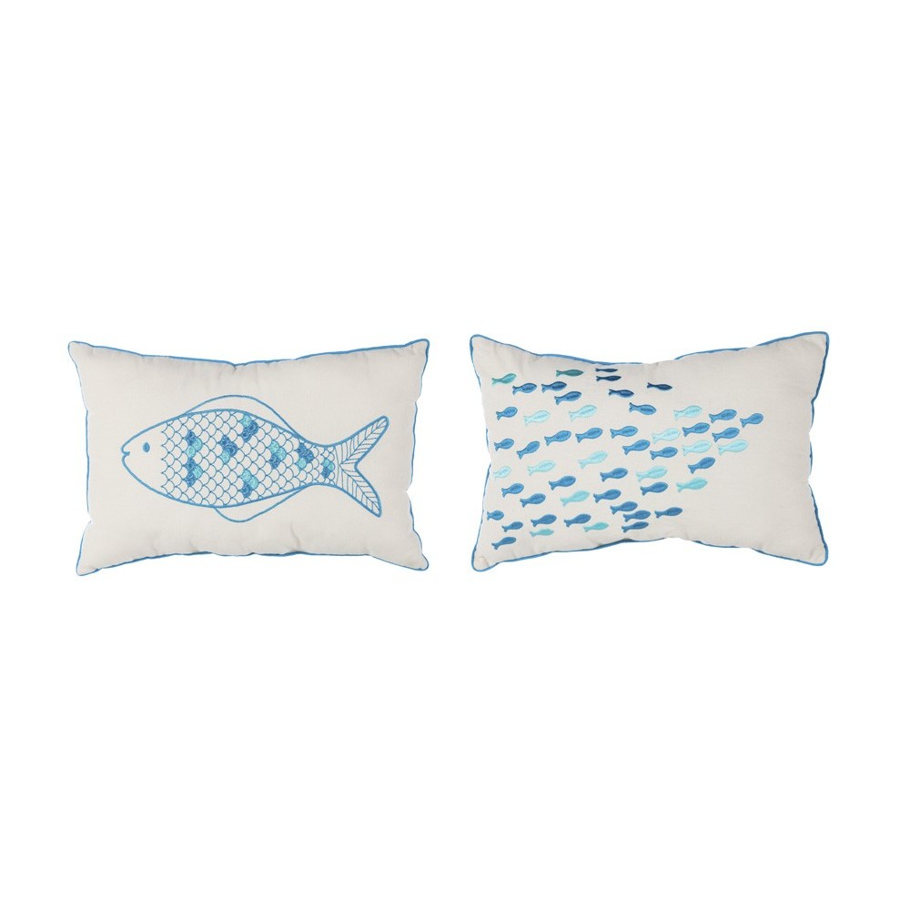 Fish throw outlet pillow